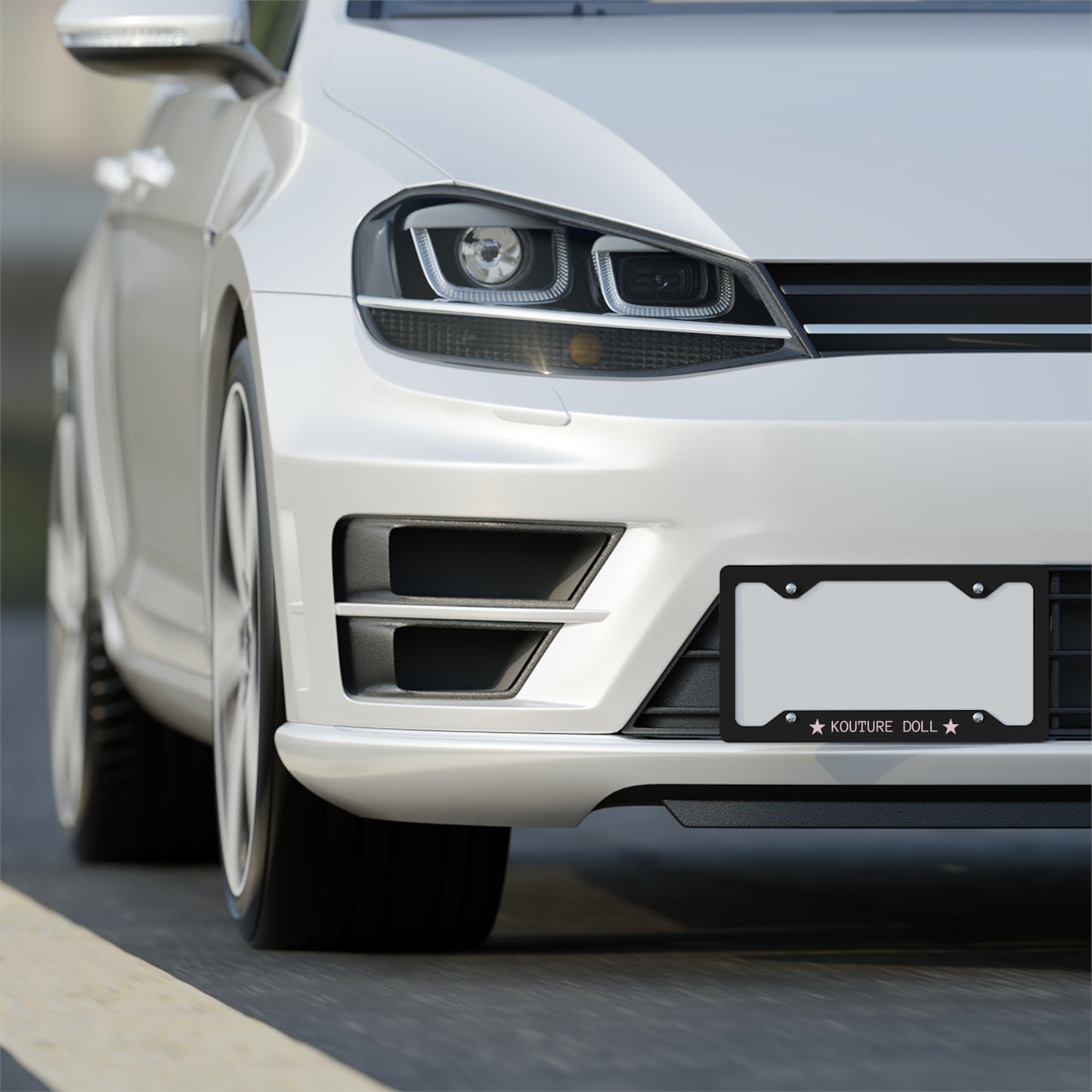 Kouture Doll License Plate Frame