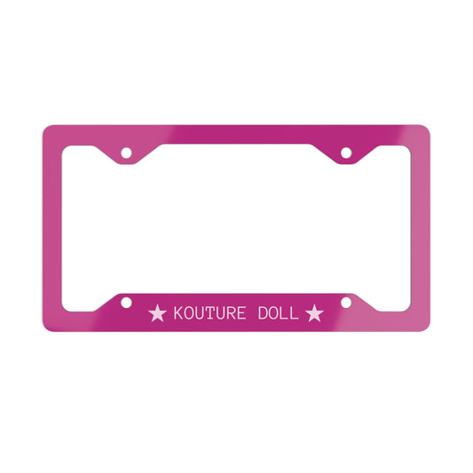 Kouture Doll License Plate Frame